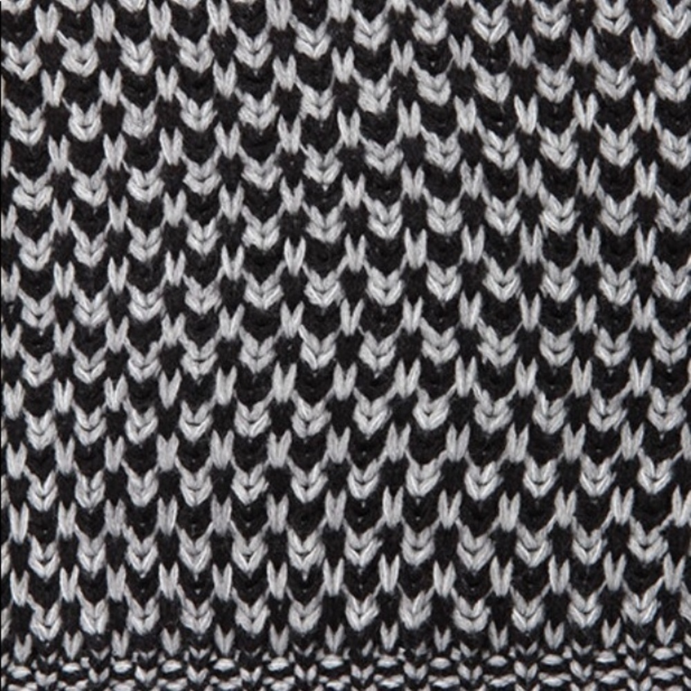 Wyatt Collection/ Black and Grey Sweater / cowl neck/ size SPP / cropped - Picture 4 of 12
